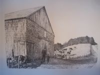 Webster Mills Rd Pen & Ink Print